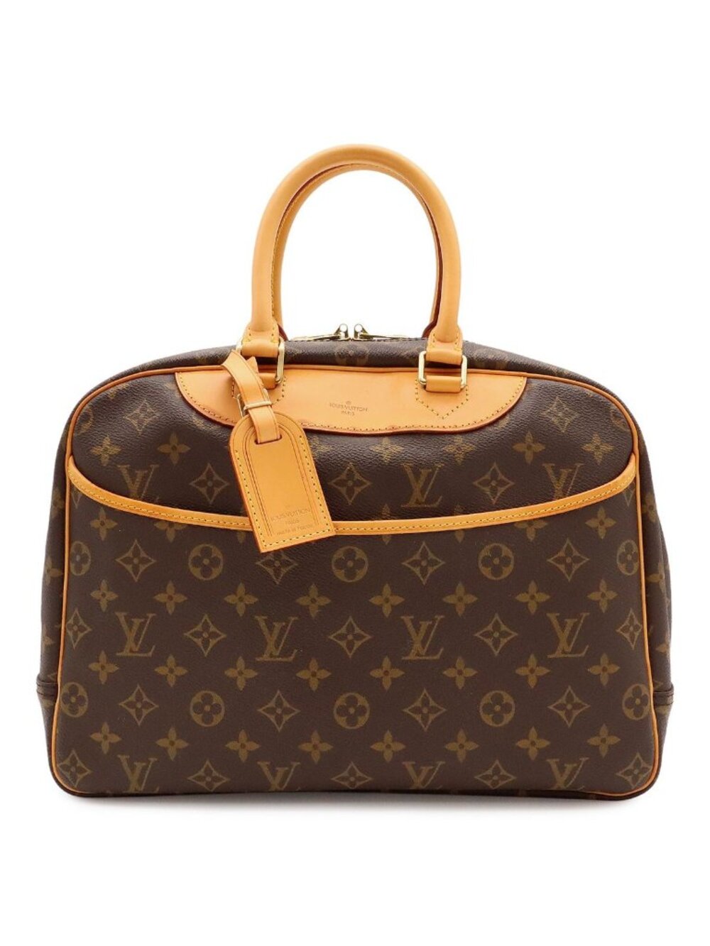 Louis Vuitton Monogram Bowling Vanity Deauville Mini Boston Bag Purse